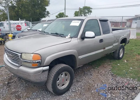 2002 GMC Sierra 1500 Sle z USA, uszkodzony, nr VIN 2GTEC19T721179046